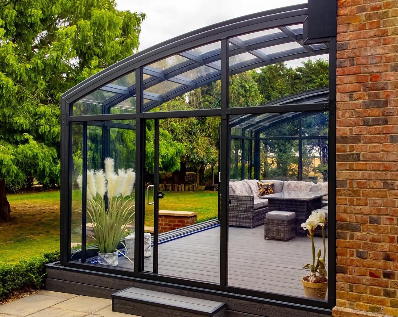 Retractable Roof Conservatory - Podservatory